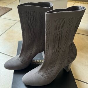 Neiman Marcus Gray Women's Boots